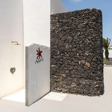 Villa Blanca Nudist Place Charco del Palo Exterior foto